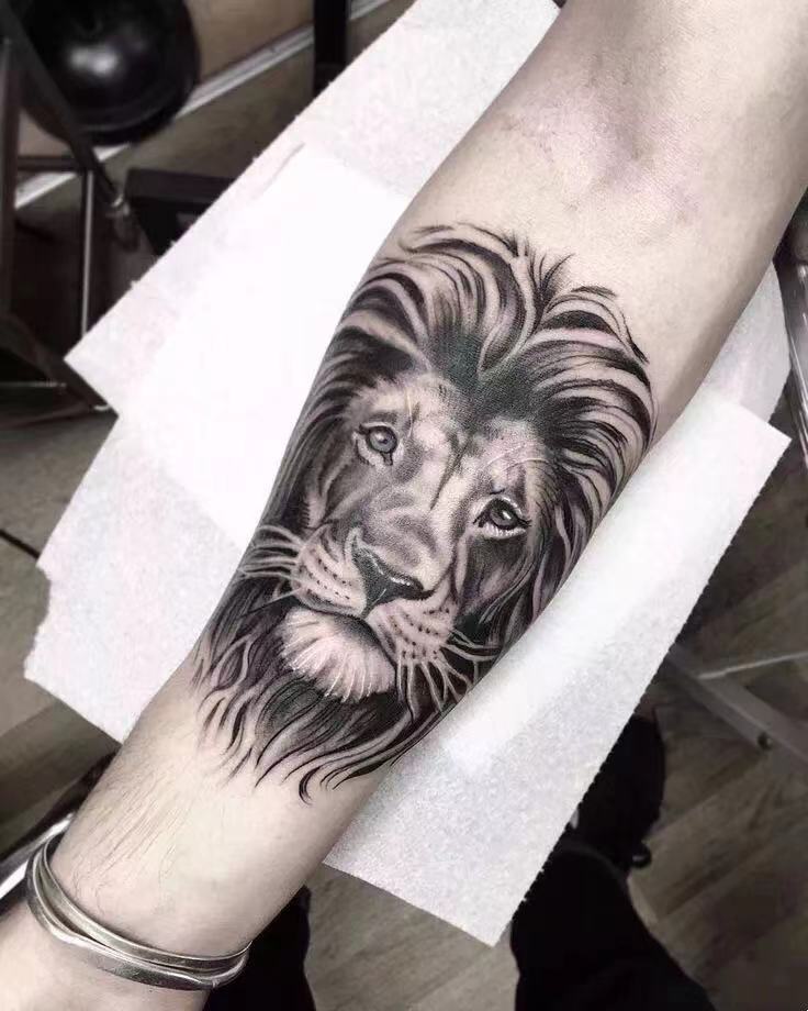 Lion Tattoo Forearm